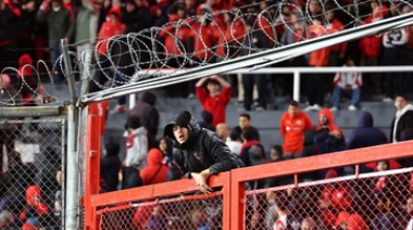 Incidentes en la cancha de Independiente