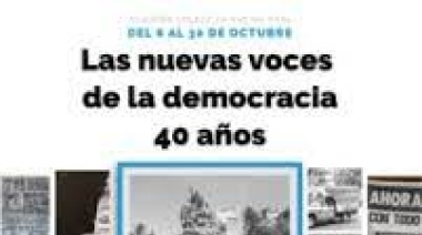 El Conicet inaugura la muestra "Las nuevas voces de la Democracia"