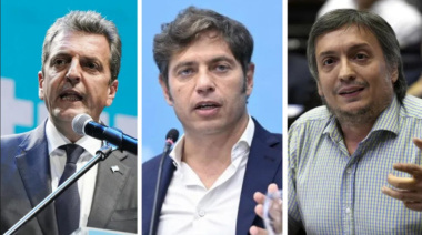 Cumbre peronista con Kicillof, Máximo Kirchner y Massa para sostener las PASO